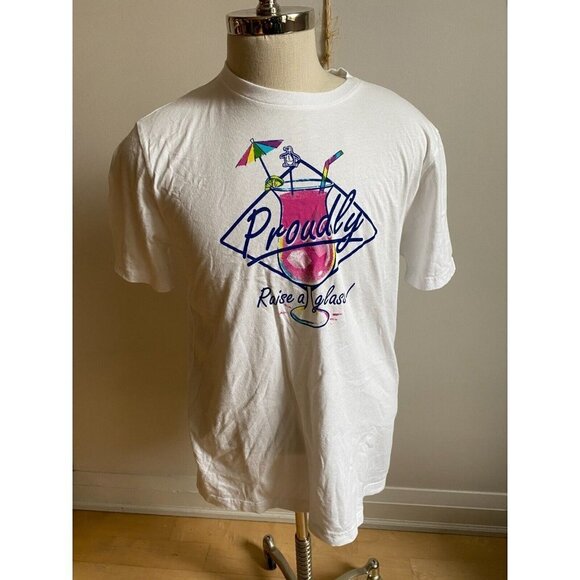 Original Penguin Pride BNWOT Men white TShirt  LGBTQ - Picture 2 of 8
